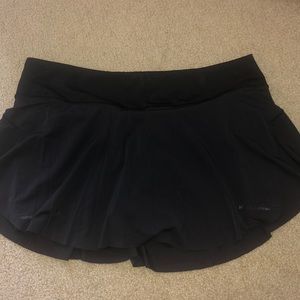 Vintage Lululemon black tennis skirt